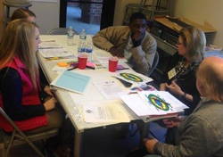 The Junior Leadership Team met for the first time in February 2015.Photo courtesy of ASCA Visual Arts Program Manager Elliot Knight.