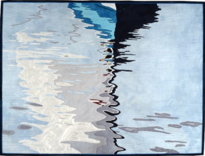 Reflections 10 by Virginia Abrams, Delaware Division of the Arts, art quilt