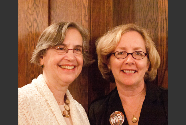National Endowment for the Arts State & Regional Specialist Andi Mathis (left) and Arts Education Specialist Nancy DaughertyfYi Photography by Jamie Dunbar