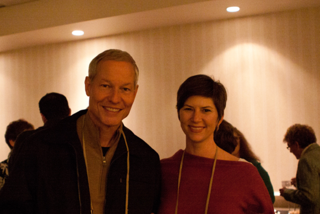 California Council on the Arts Executive Director Craig Watson and NASAA Chief Advancement Officer Laura Smith at the Donor ReceptionfYi Photography by Jamie Dunbar